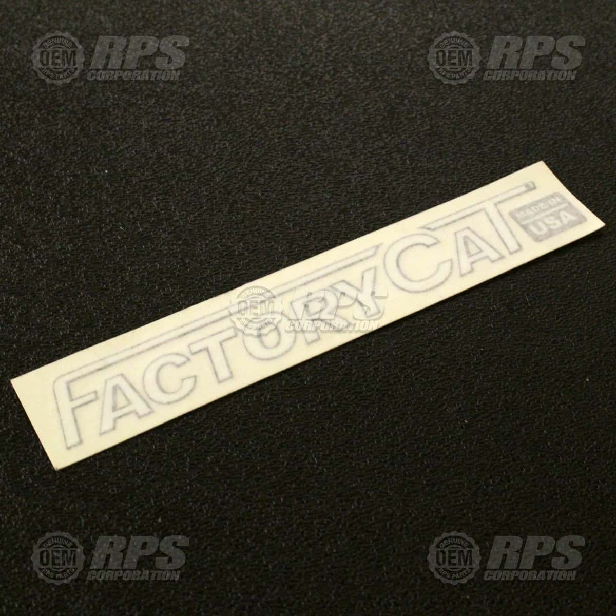 EDGE-7200 - Decal, FactoryCat, 5.5" 