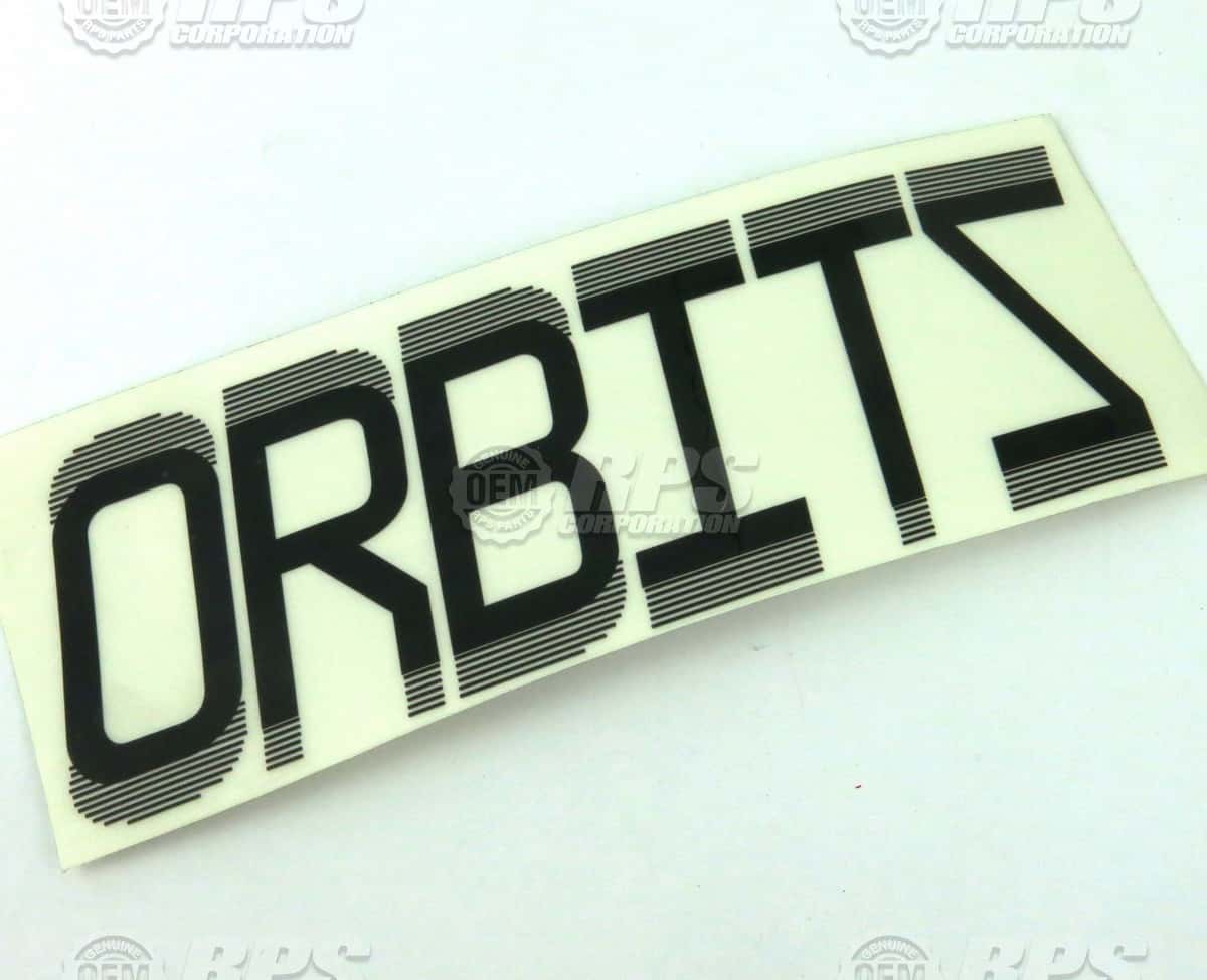 EDGE-7201 - Decal, Orbitz, 5.5", Black 