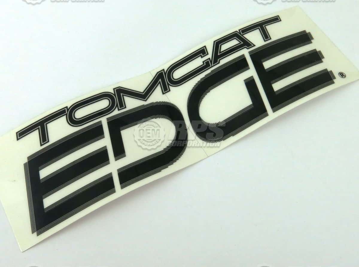 EDGE-7204 - Decal, Edge, 8", Black, Tomcat 