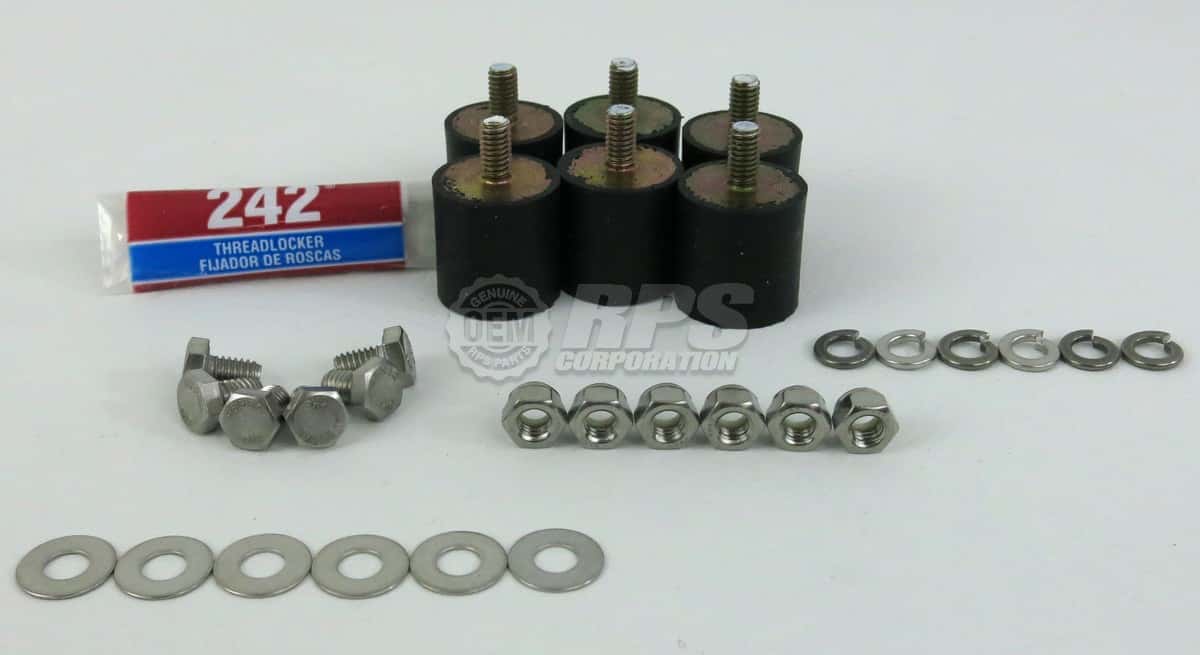 EDGE-7220 - Isolator Bracket Kit, 6 Pk Includes Hardware 