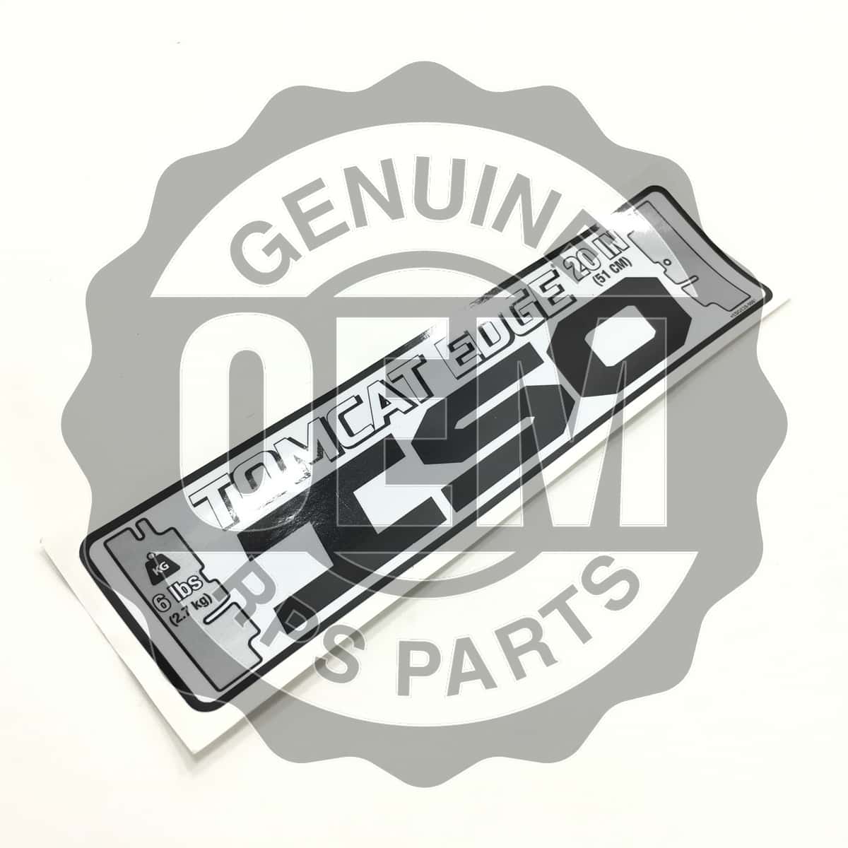 EDGE20-0001 - Decal, ISO Stick, 20" 
