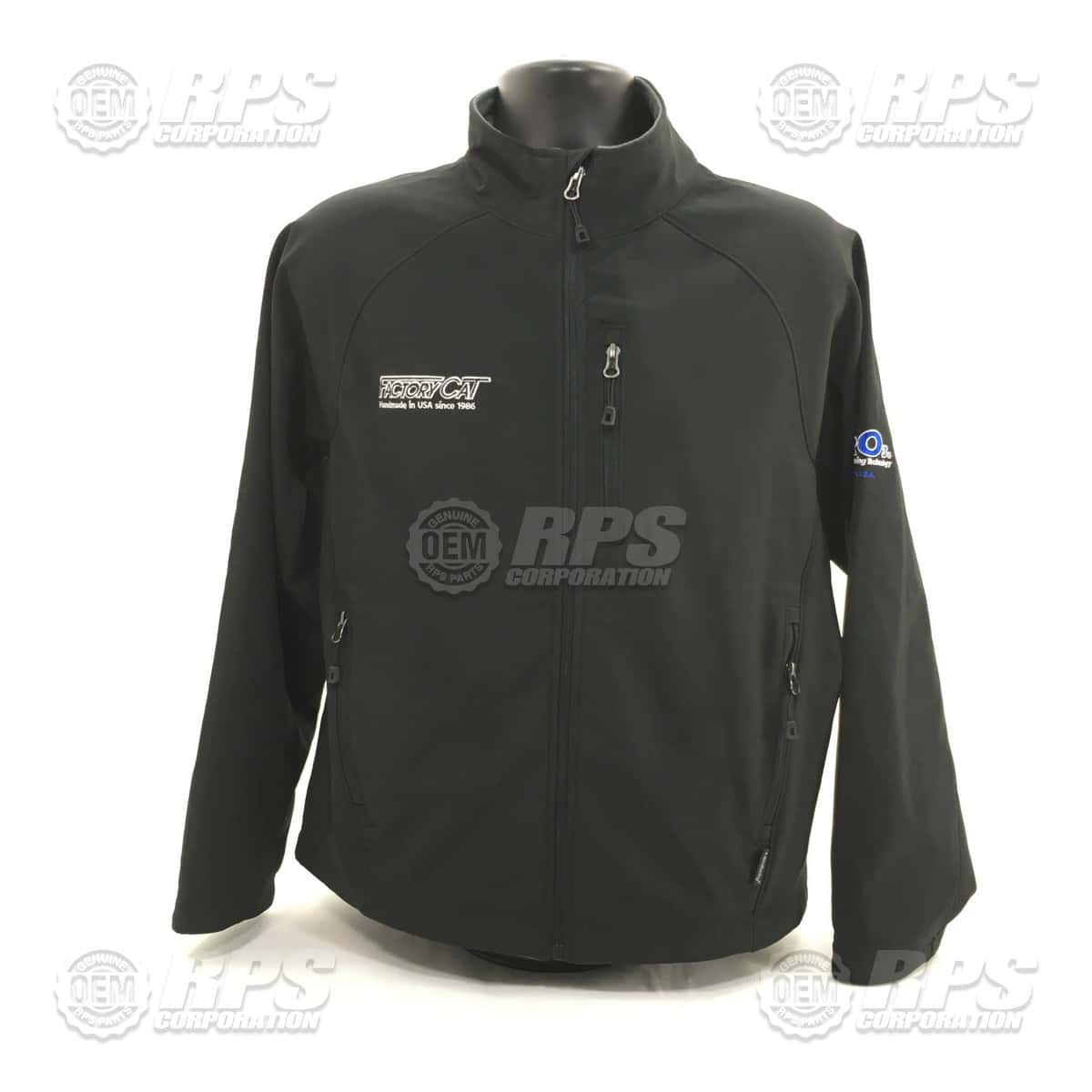 FC-JACKET-2XL - Factory Cat Jacket, Black, 2XL 
