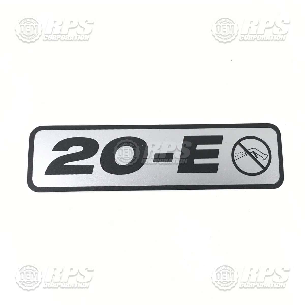 H-020E - Decal, 20-E 