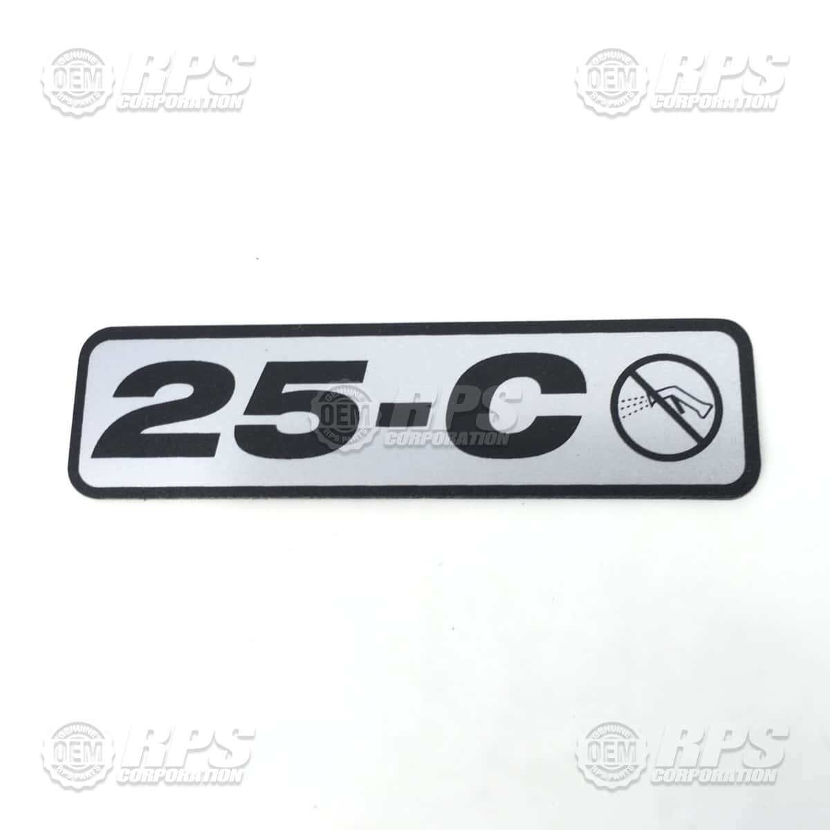 H-025C - Decal, 25-C 