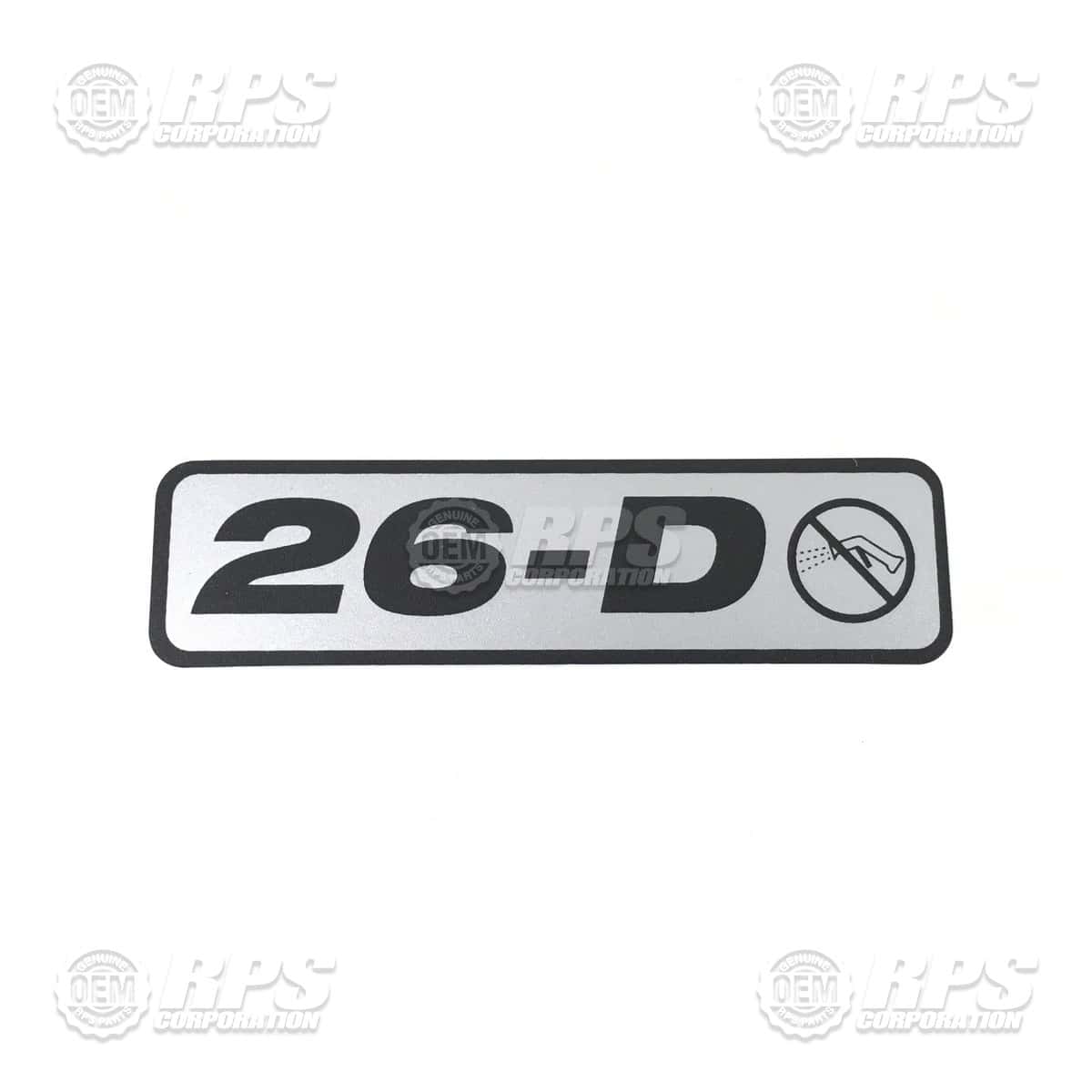 H-026D - Decal,26-D 