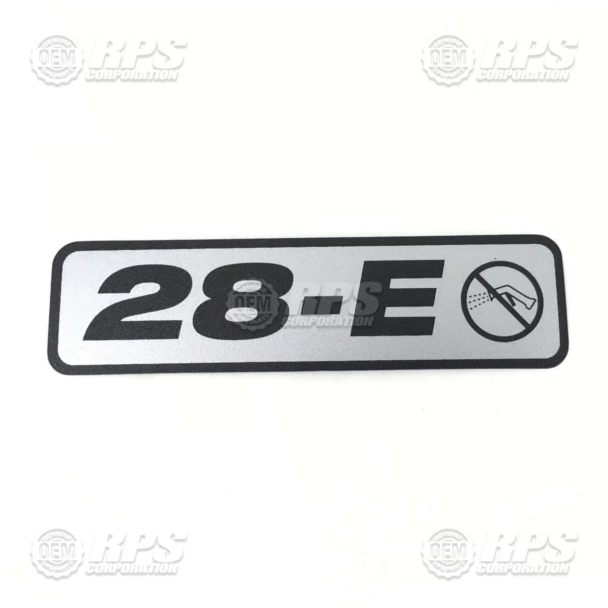 H-028E - Decal, 28-E 