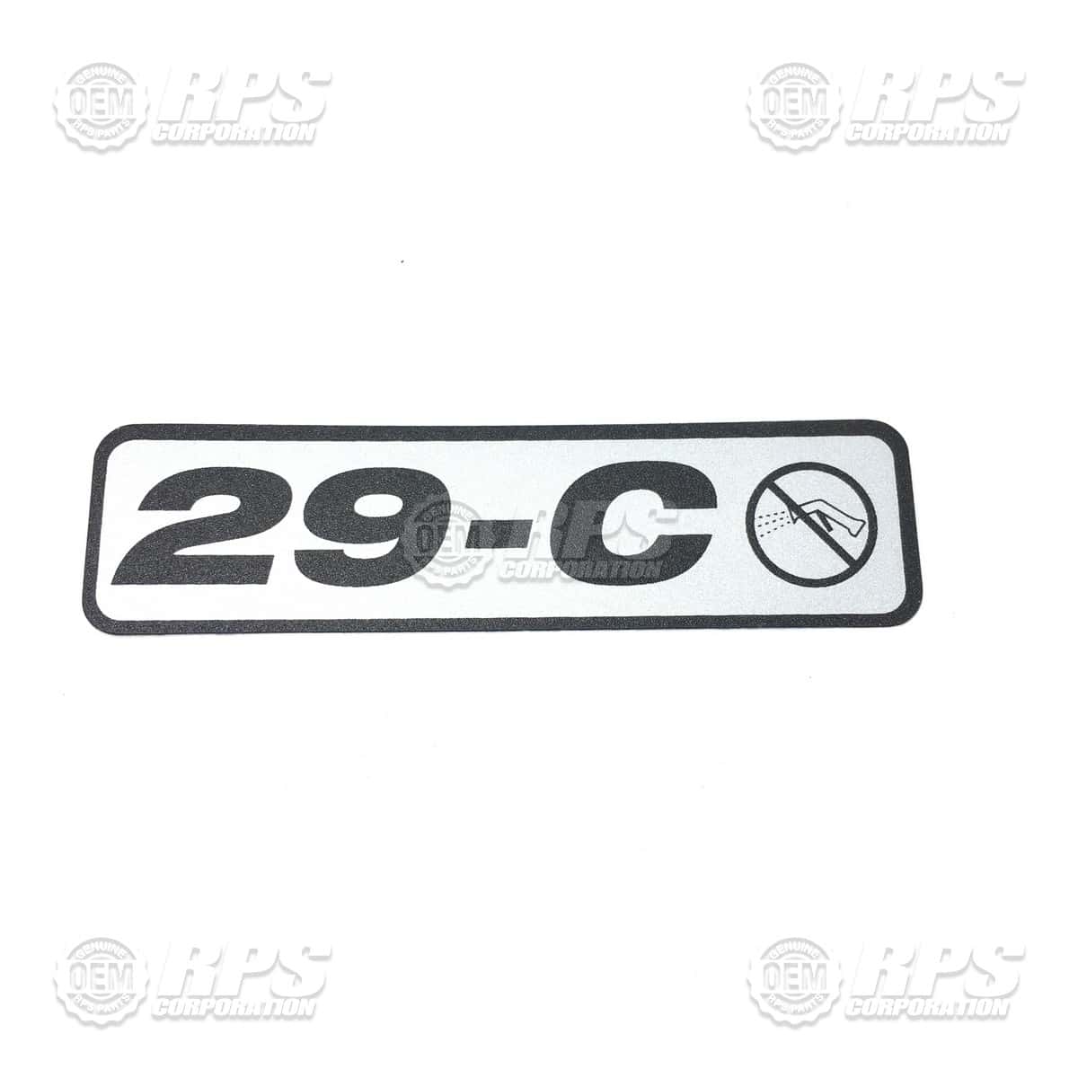 H-029C - Decal, 29-C 