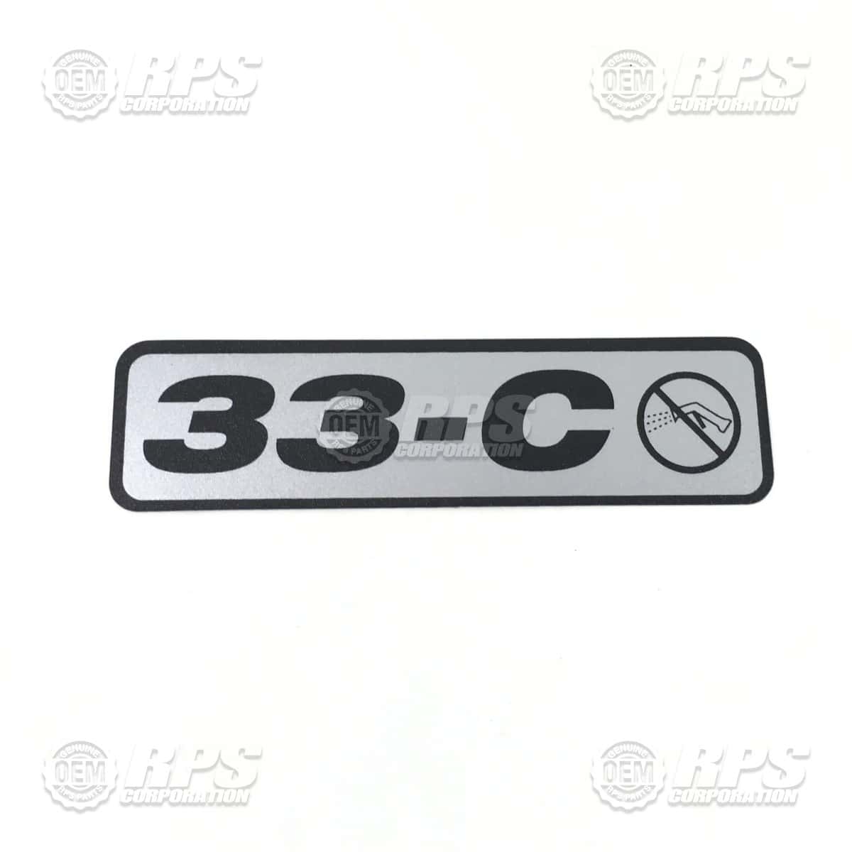 H-033C - Decal, 33-C 