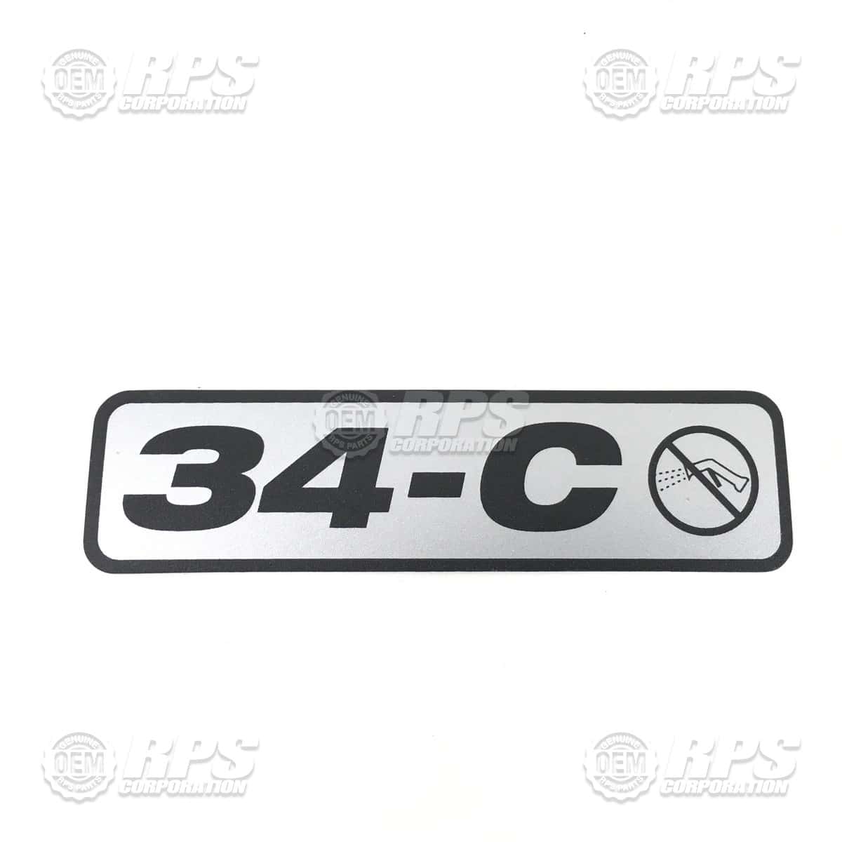 H-034C - Decal,34-C 