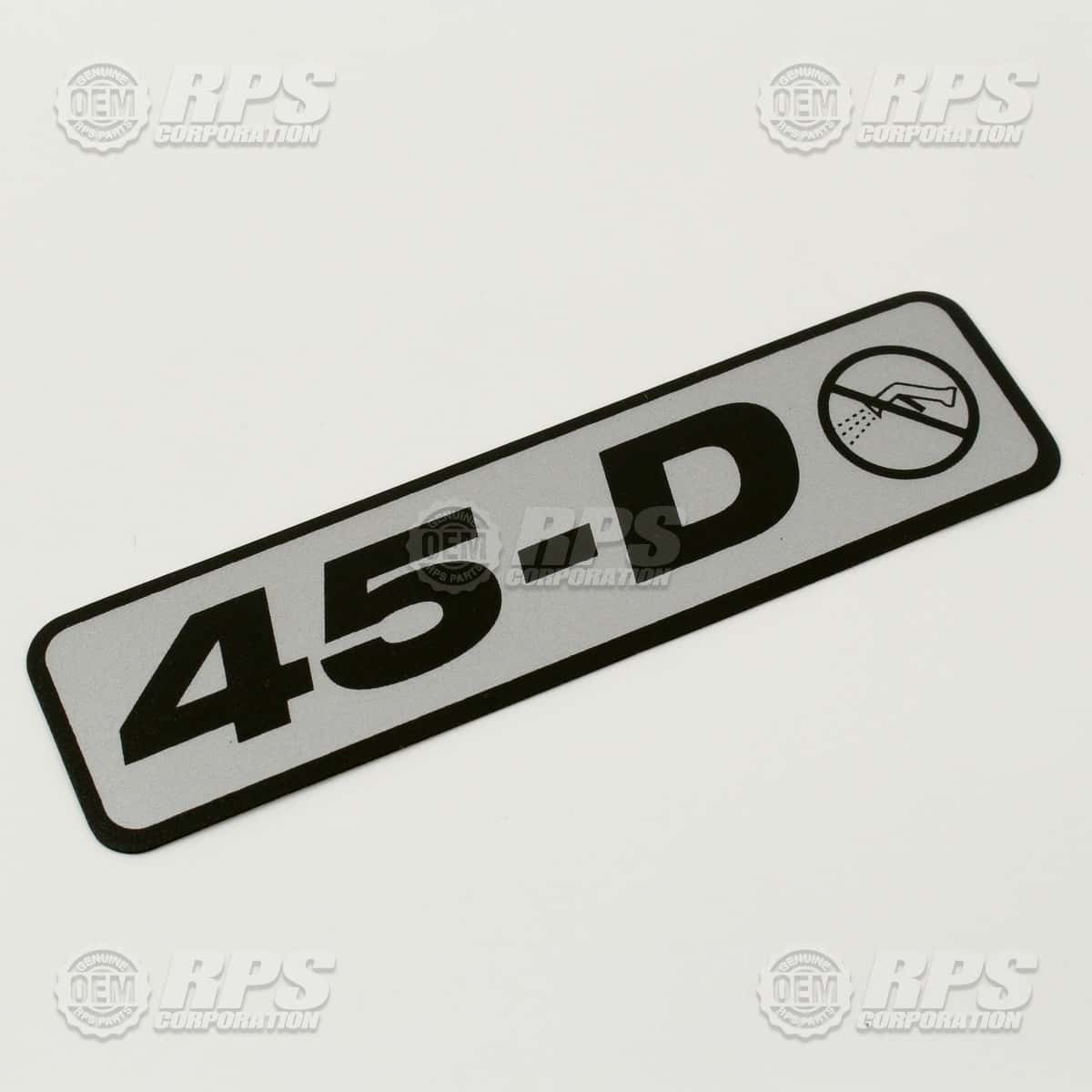 H-045D - Decal,45-D 