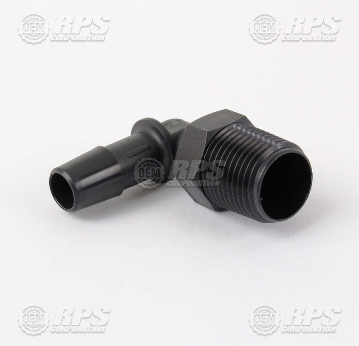 H-04762 - Elbow,3/8"Barbx3/8"MNPT Nylon 