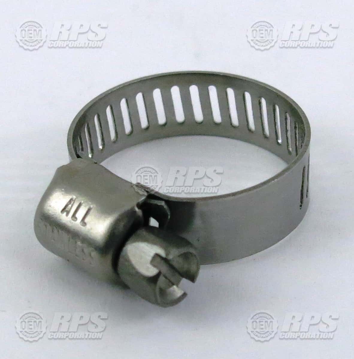 H-081 - Clamp,Hose,7/16" to 25/32" Stainless 