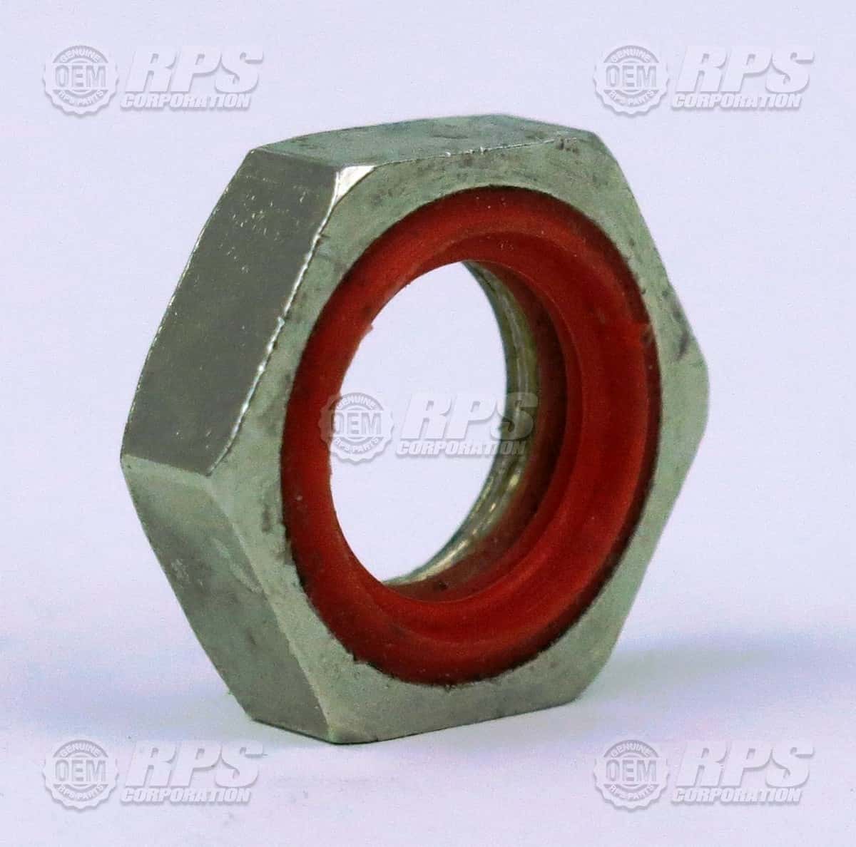 H-90215 - Nut,Self Sealing Hex,1/2-20 Nickel Plated Brass 