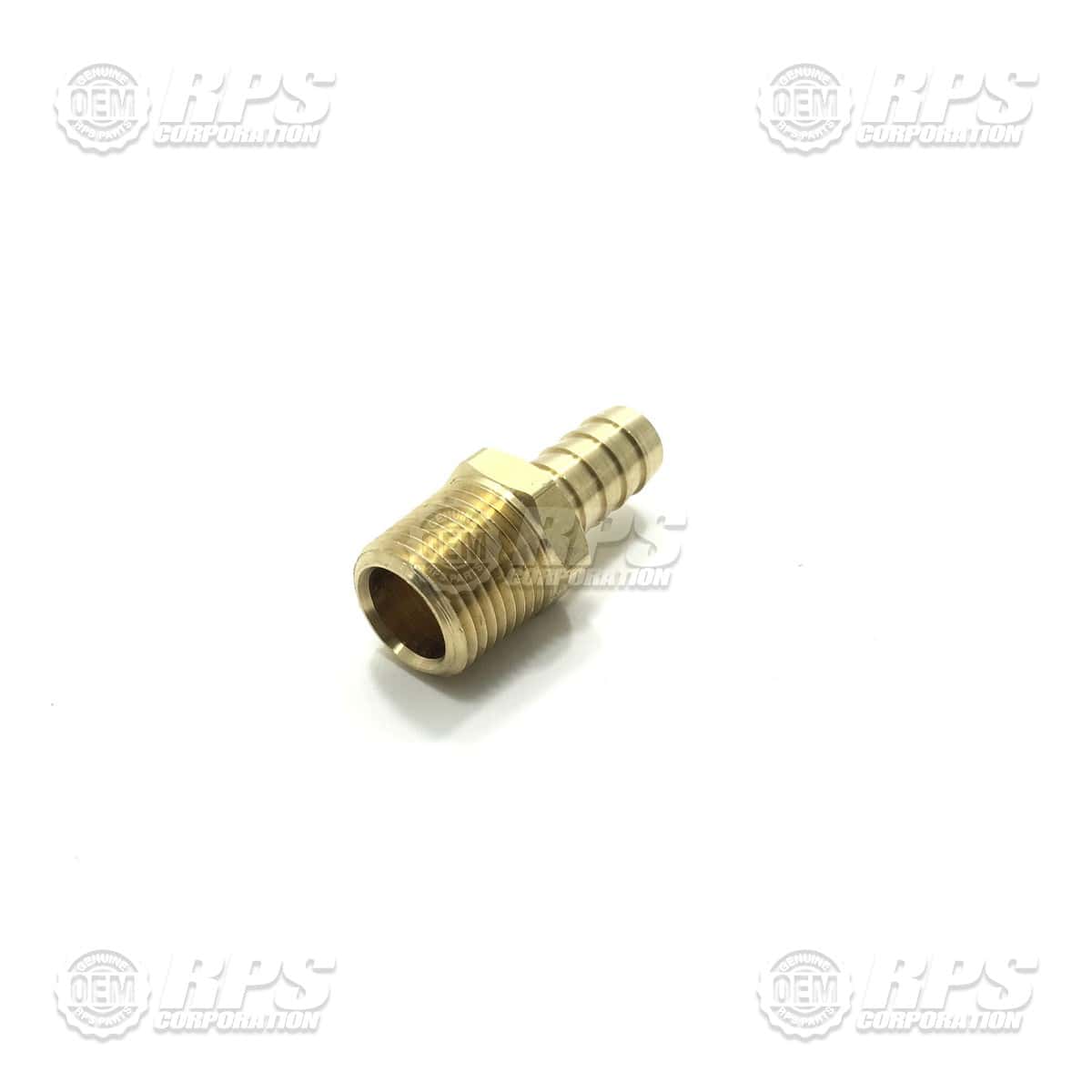 M-5346K25 - Fitting, 1/2 NPT x 1/2 Barb, Brass 