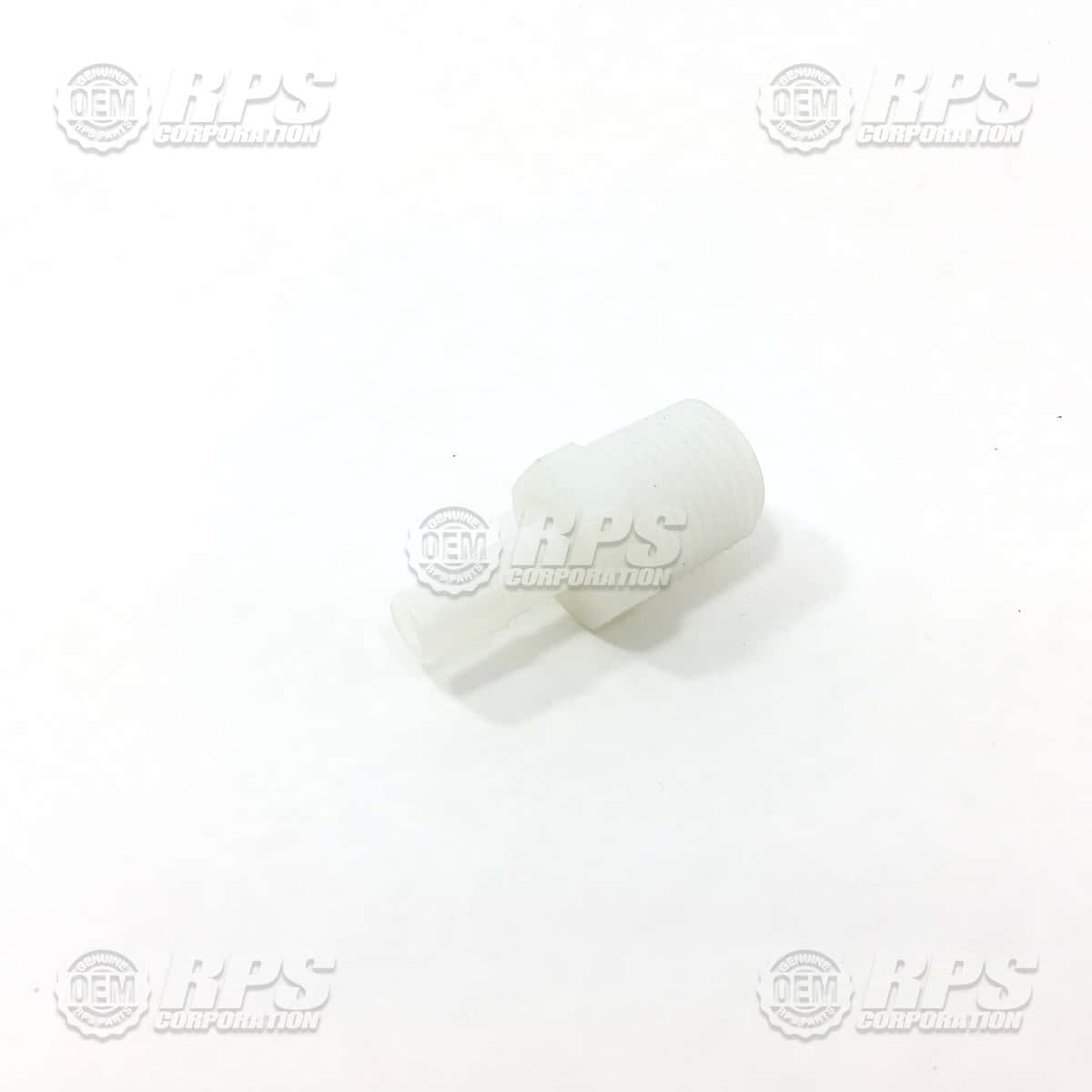 M-5463K461 - Fitting,1/2"NPTx3/8"Barb,Straight white