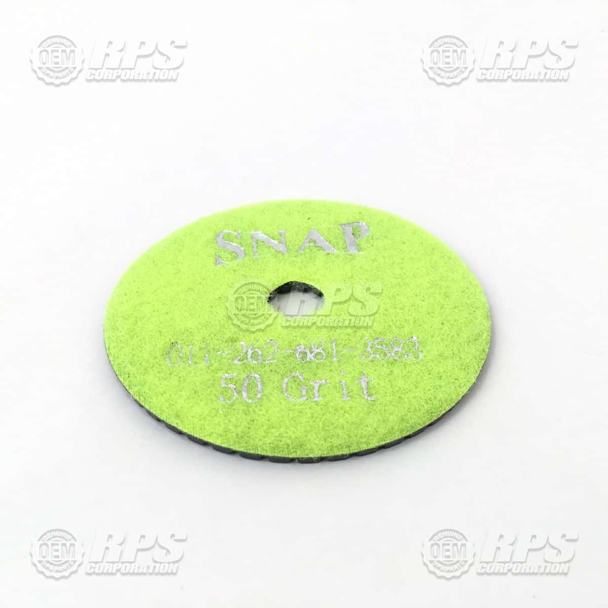 SNAP-50GRIT10 - Diamond Polish Disk,50 Grit 4" X 3.5mm, pack of 10,Light G
