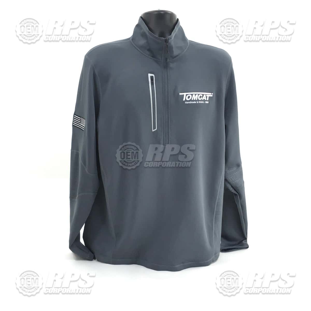 TC-PULLOVER-S - Tom Cat Pullover, 1/4 Zip, Small 