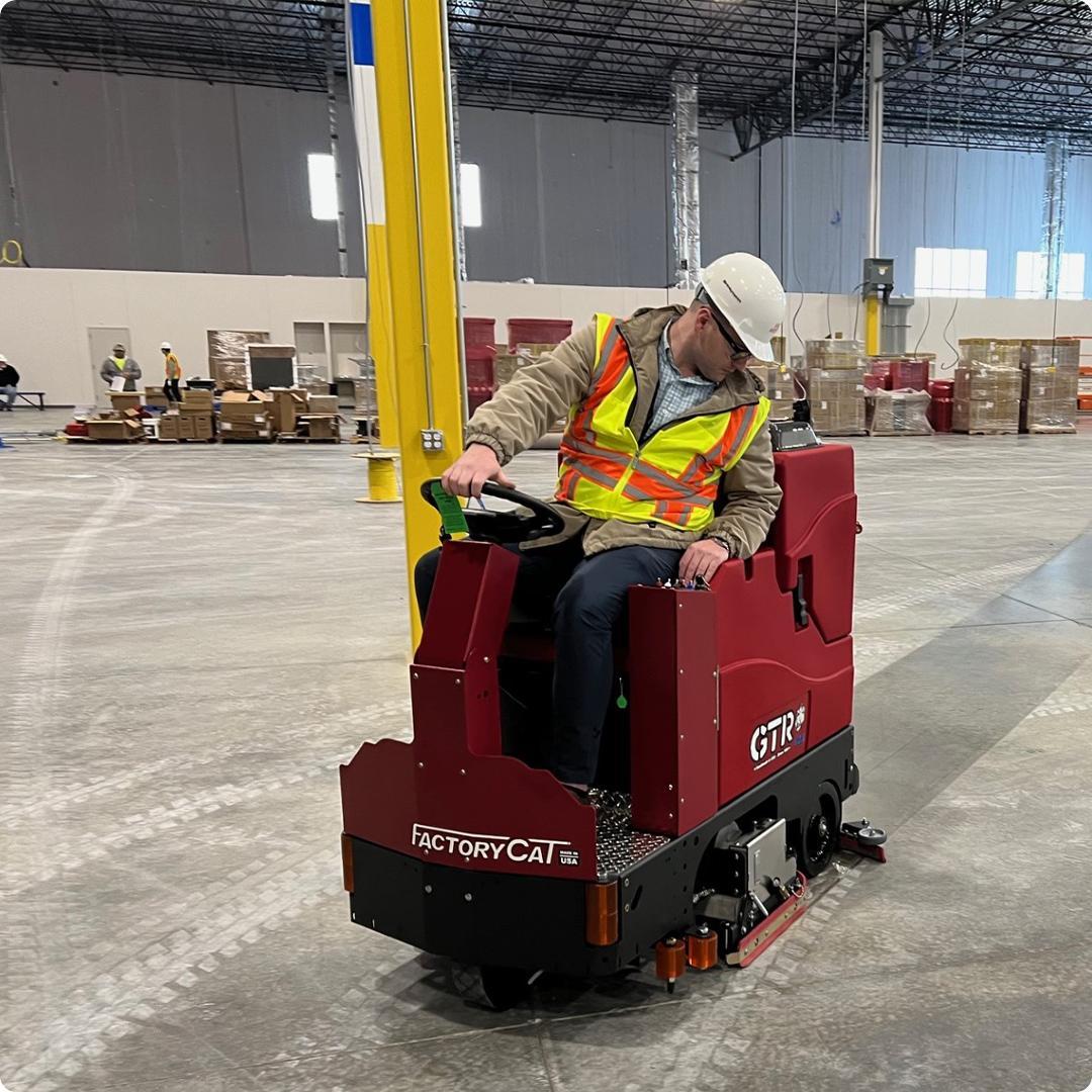 GTR Ride On Floor Scrubbers Kansas Logistics