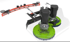 GTX - Ride On Floor Scrubbers - Disk scrub system